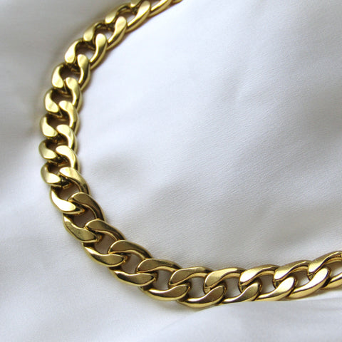 Gold James Cuban Chain Necklace