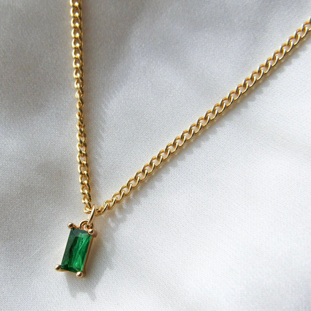 Green 2025 gem pendant