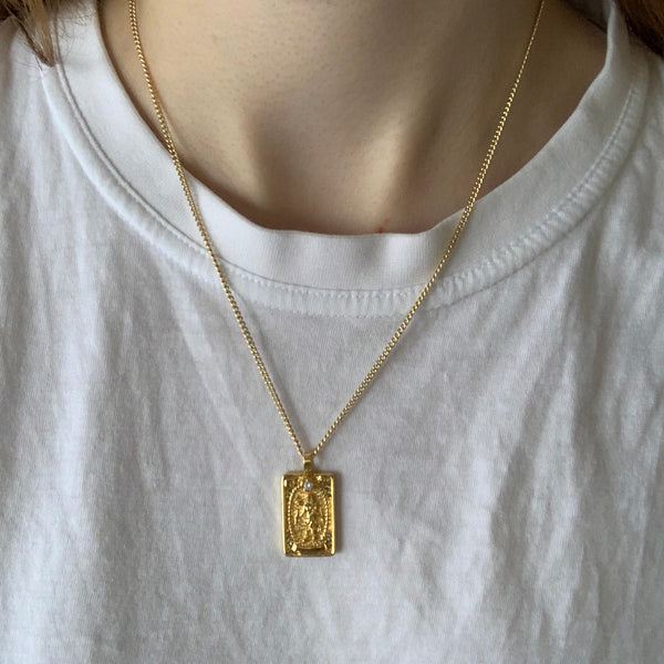 The Empress Tarot Card Pendant Necklace