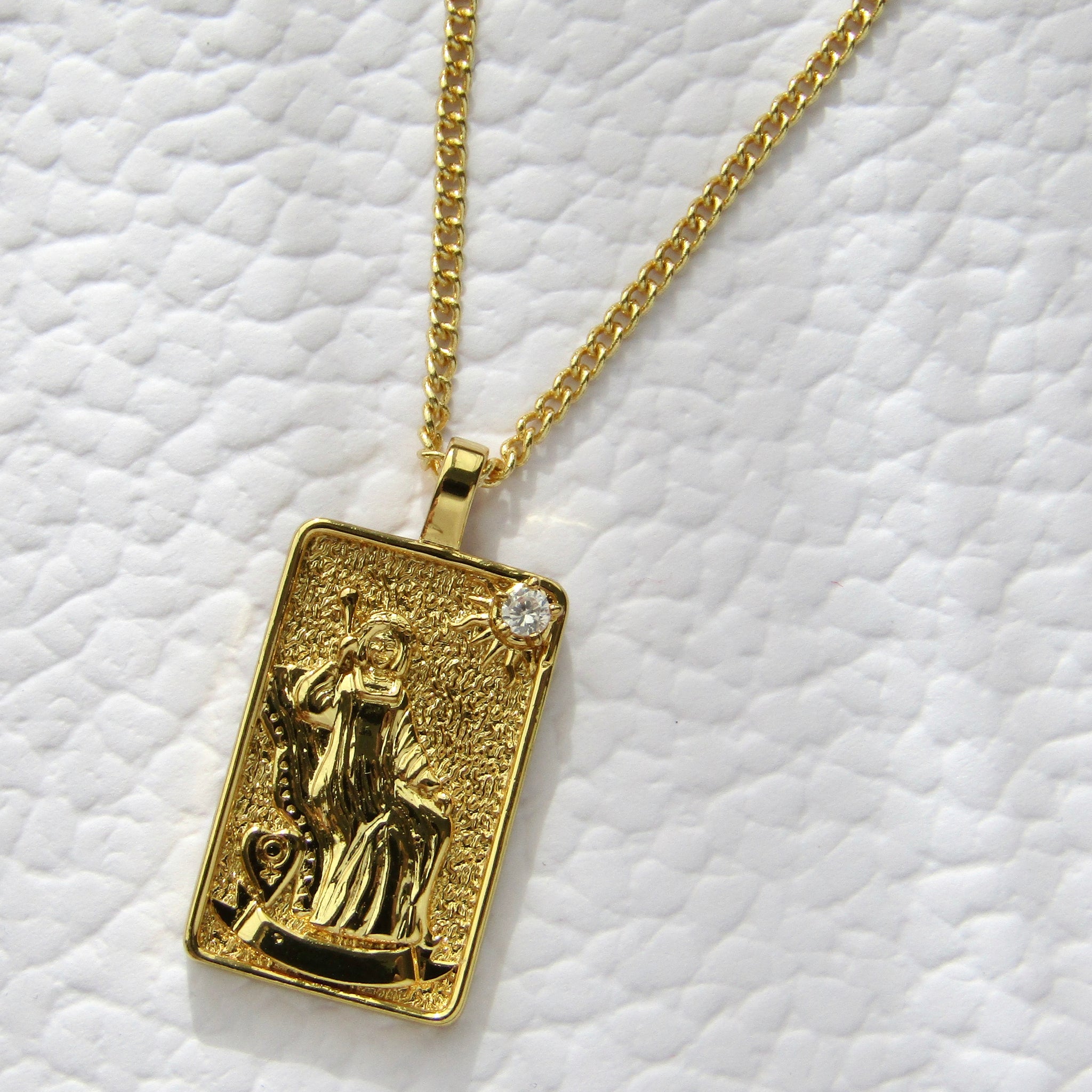 The Empress Tarot Card Pendant Necklace