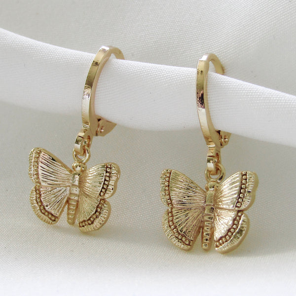 Gold Butterfly Huggies