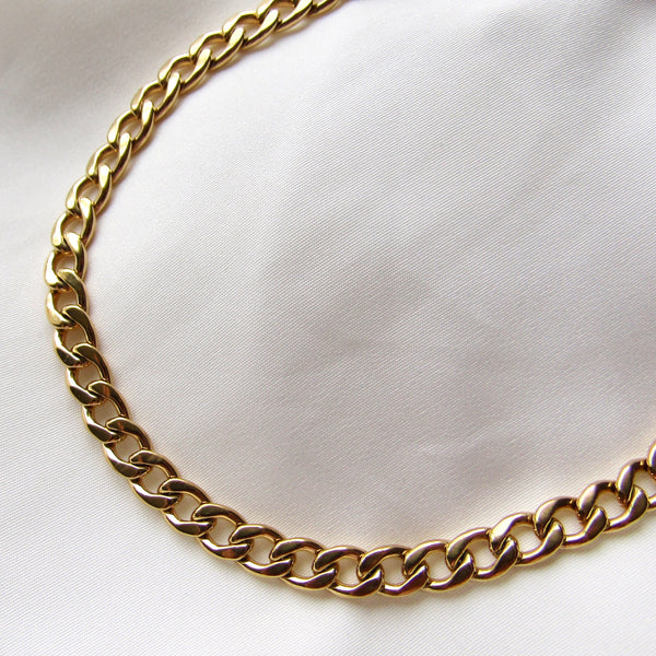 Gold Cuban Chain Necklace