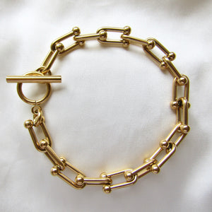 Gold Chunky Chain Bracelet