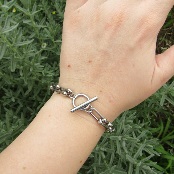 Silver Chunky Chain Bracelet