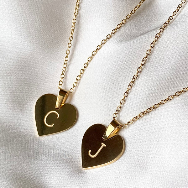 Engraved Heart Necklace