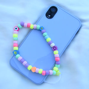 Pastel Beaded Phone Strap