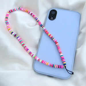 Bright Beaded Phone Strap