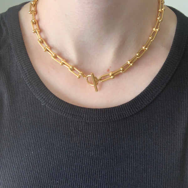 Chunky Gold Chain Necklace