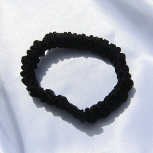 Black Silk Hair Tie