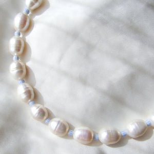 Pearl Porcelain Bead Necklace