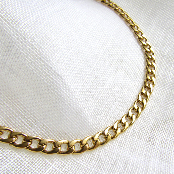 Gold Cuban Chain Necklace