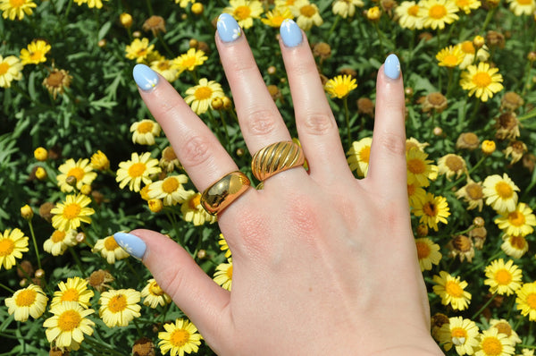 Gold Twirl Ring