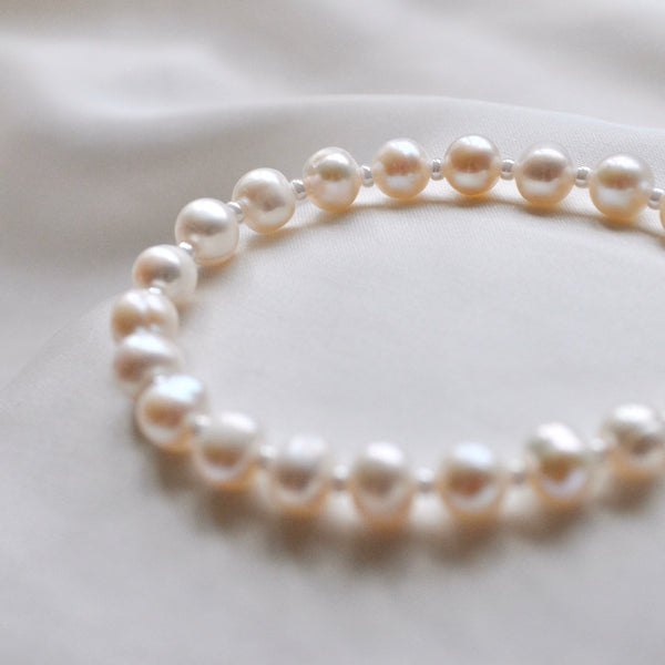 White Pearl Bracelet